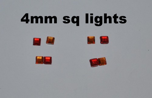 4mm trailer lights - 4mm, red