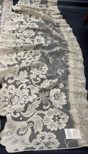 Vintage floral lace window - floral,