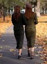 TARA STARLET Size 8 Loves Army Khaki Wiggle Skirt BNWT Rrp £55 Made in the UK