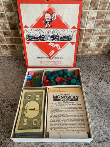 Waddingtons monopoly early - monopoly, –