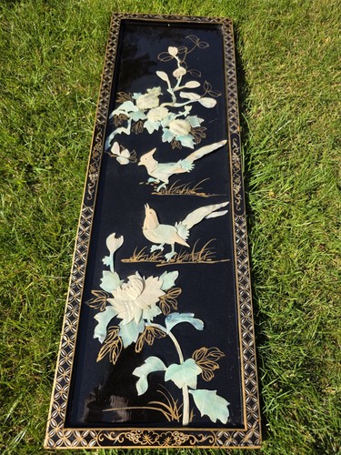 Vintage chinese black lacquer - black,