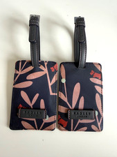 Radley Oilcloth Luggage tags x