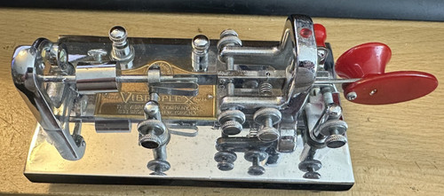 Vibroplex telegraph morse key - telegraph,