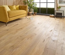🌳 Nature 15/4 x 190mm Light Oak Handscraped Engineered Wood Flooring £54.99sqm