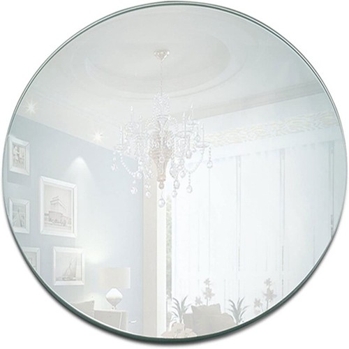 Round acrylic mirror - mirror, tray