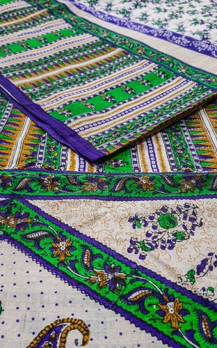 100 vintage pure - 100%, sari