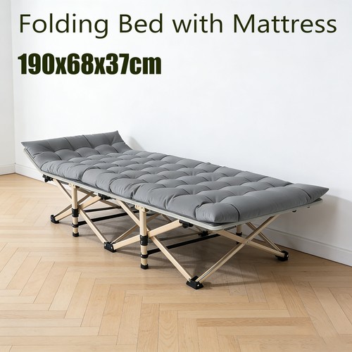 Single folding bed camping - folding,
