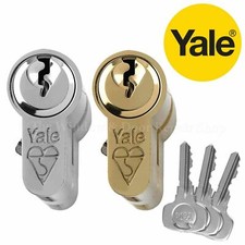 YALE KM Euro Cylinder Door Lock Anti Bump High Security Kitemark uPVC Barrel