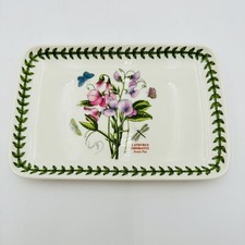 Portmeirion Botanic Garden Serving Dish 7.5” Lathyrus Odoratus Sweet Pea RARE