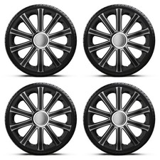 Wheel Trims 14" Black Silver