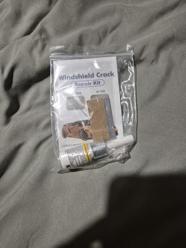 Windshield crack repair kit - crack,