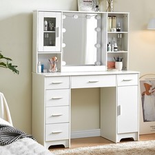 Dressing Table w/10 LED Mirror