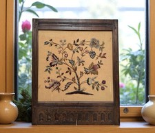 VINTAGE ANTIQUE OAK FRAMED