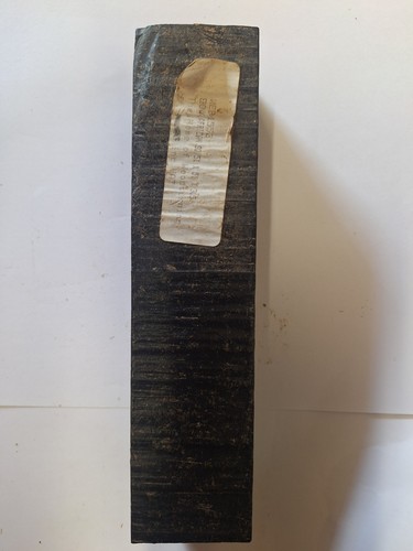 Ebony woodturning square block