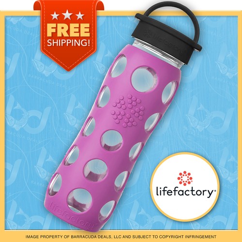 Lifefactory 22oz glass - 22oz, wide