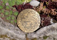 VINTAGE AUTOMOBILE CAR BADGE # PORSCHE SPORTS CLUB ZÜRICH SWITZERLAND...