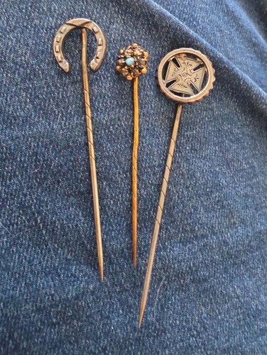 Vintage victorian hat pins 3 - vintage,