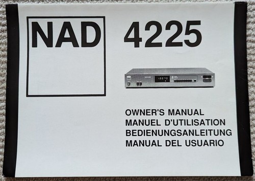 Nad 4225 tuner instruction - tuner,