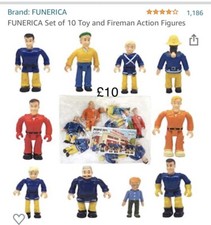 Fireman Sam  Cartoon 10 PCS