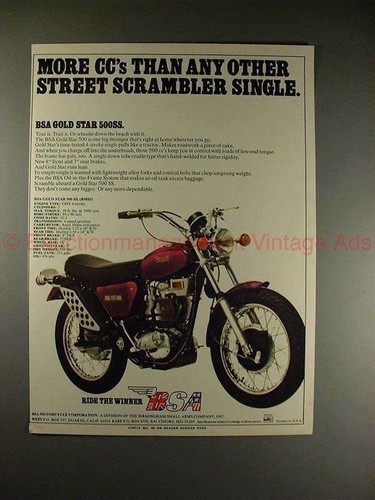 1972 bsa gold - 1972,