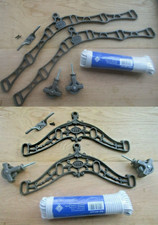 1883 EMBOSSED Vintage rustic Cottage kitchen ceiling drier Creel Clothes airer