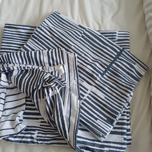 King duvet set reversible blue - king,