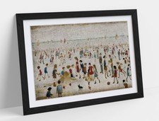 AT THE SEASIDE, L..S. LOWRY -