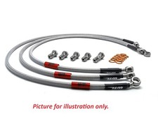 Suzuki LTR450 Quad ATV A Arms 2006 Wezmoto Rear Braided Brake Line