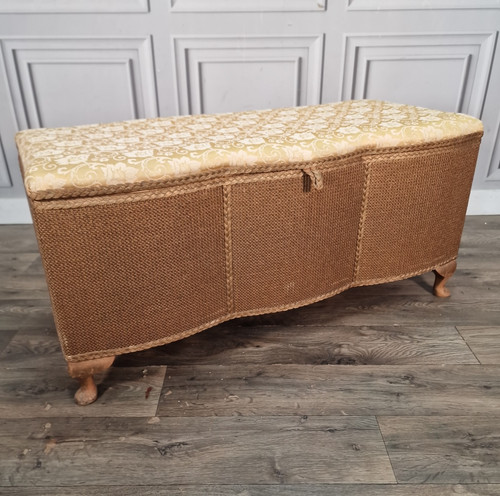 Vintage ottoman blanket box - vintage,