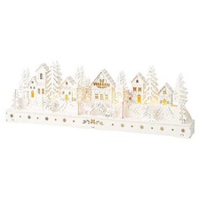 15cm Wooden Christmas Village
