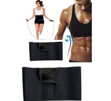 Slimming Waist Belt Men Women Sauna Sweat Wrap Tummy Fat Belly Burner Shaper UK