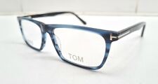 Optical frame Tom Ford Style Glasses Vintage Rectangular, Blue Black 52 X 16.