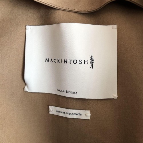 Mackintosh rubberized trench - rubberized,