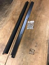 Matt Black FRONT door carpet retainer trims Fit Land Rover Defender 90 110 Sills