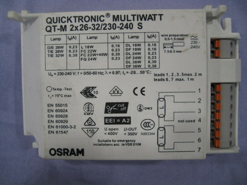 Osram quicktronic multiwatt - osram,