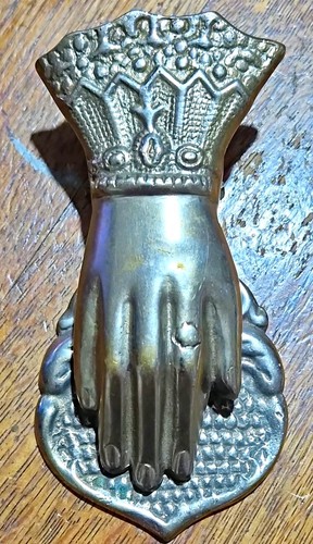Vintage brass lady - vintage, lady's
