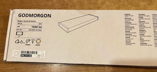 Ikea godmorgon led 100cm wall - ikea,