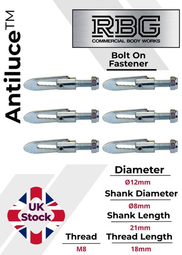 Antiluce fastener m8 x - m8,