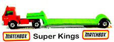 Matchbox SUPER KINGS K-17 FORD D-Serie TRACTOR TRUCK & DYSON LOW-LOADER TRAILER