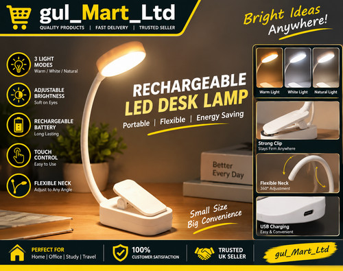 Book light led clip reading - light,