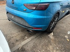 2013-2016 SEAT LEON MK3 CUPRA REAR COMPLETE BUMPER BLUE LW5N