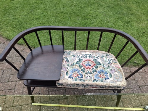 Vintage telephone table - telephone, with