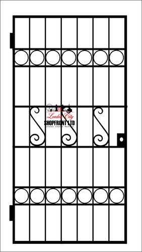 Metal gate wrought iron - metal,