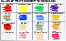 Encaustic Art Wax Blocks - 16
