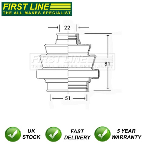 Joint boot set - cv, inner