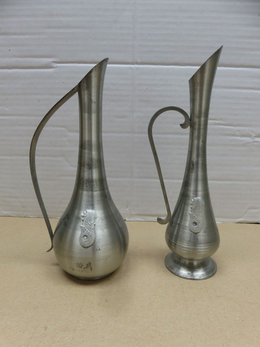 Two dragon pewter inch cm - 6,