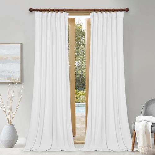 Stangh white curtains - white,
