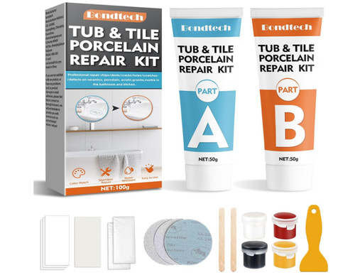 Bath repair kit white endhokn - repair, white,