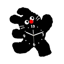 Cartoon Cat Shaped Wall Clock
