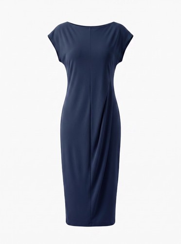 Zara navy blue draped - zara,